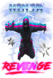 maglietta Synthwave Ninja