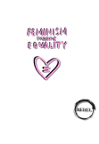 maglietta Feminism means equality