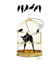 maglietta Cat in the cage