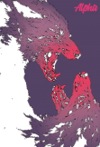 maglietta Purple Wolf