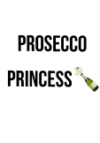 maglietta Prosecco Princess T-shirt