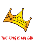 maglietta T-shirt The king os my dad