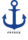 maglietta Monocromatic Blue - Anchor