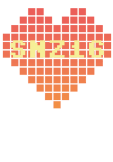 maglietta SNZ16 Pixel Heart