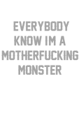maglietta Motherfucking Monster