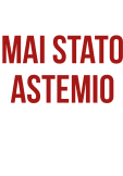 maglietta Mai stato Astemio