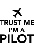 maglietta Trust me I’m a pilot logo Tee 