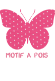 maglietta Motif á pois butterfly