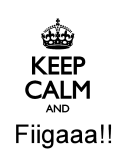 maglietta keep calm and Fiigaa