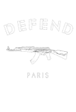 maglietta Defend Paris