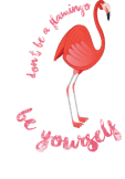 maglietta #beyourself #flamingotee