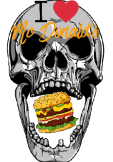 maglietta Mc Donald's skull 