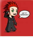 maglietta Kingdom hearts Axel T-Shirt