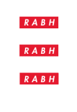 maglietta Rabh team edition