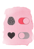 maglietta more brain less heart