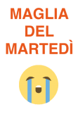 maglietta maglia del martedi