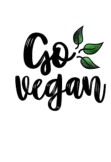 maglietta t-shirt Go Vegan