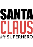 maglietta Santa Claus is my hero