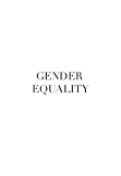 maglietta Gender Equality