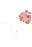 maglietta BOUNCING PIG