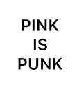 maglietta pink is punk