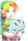 maglietta Link & Bulbasaur