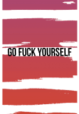 maglietta 'GO FUCK YOURSELF' cover