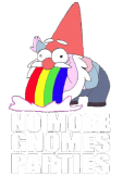maglietta No more gnomes party (male)