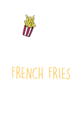 maglietta I LOVE YOU MORE THAN FRENCH FRIES