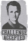 maglietta Barney Stinson-challenge accepted