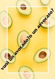 maglietta avocado o avvocato 