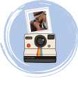 maglietta Foto Polaroid 