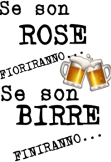 maglietta Roses vs Beer