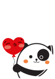 maglietta Panda love cute animal