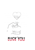 maglietta fuck you/love you