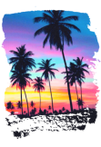 maglietta colors sunset