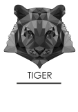 maglietta Grey TIGER