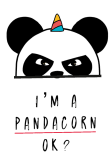 maglietta pandacorn