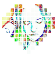 maglietta pixelated love