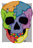 maglietta ColorSkull