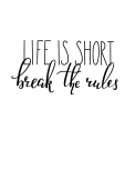 maglietta Life is short T-shirt