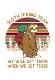 maglietta SLOTH HIKING TEAM