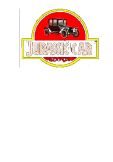 maglietta jurassic car 