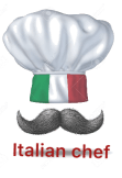 maglietta italian chef