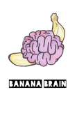 maglietta Banana Brain