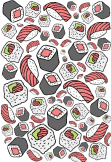 maglietta sushi addiction