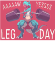 maglietta leg day