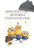 maglietta minion chocolate