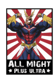 maglietta All Might! Plus Ultra!