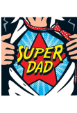 maglietta super dad 